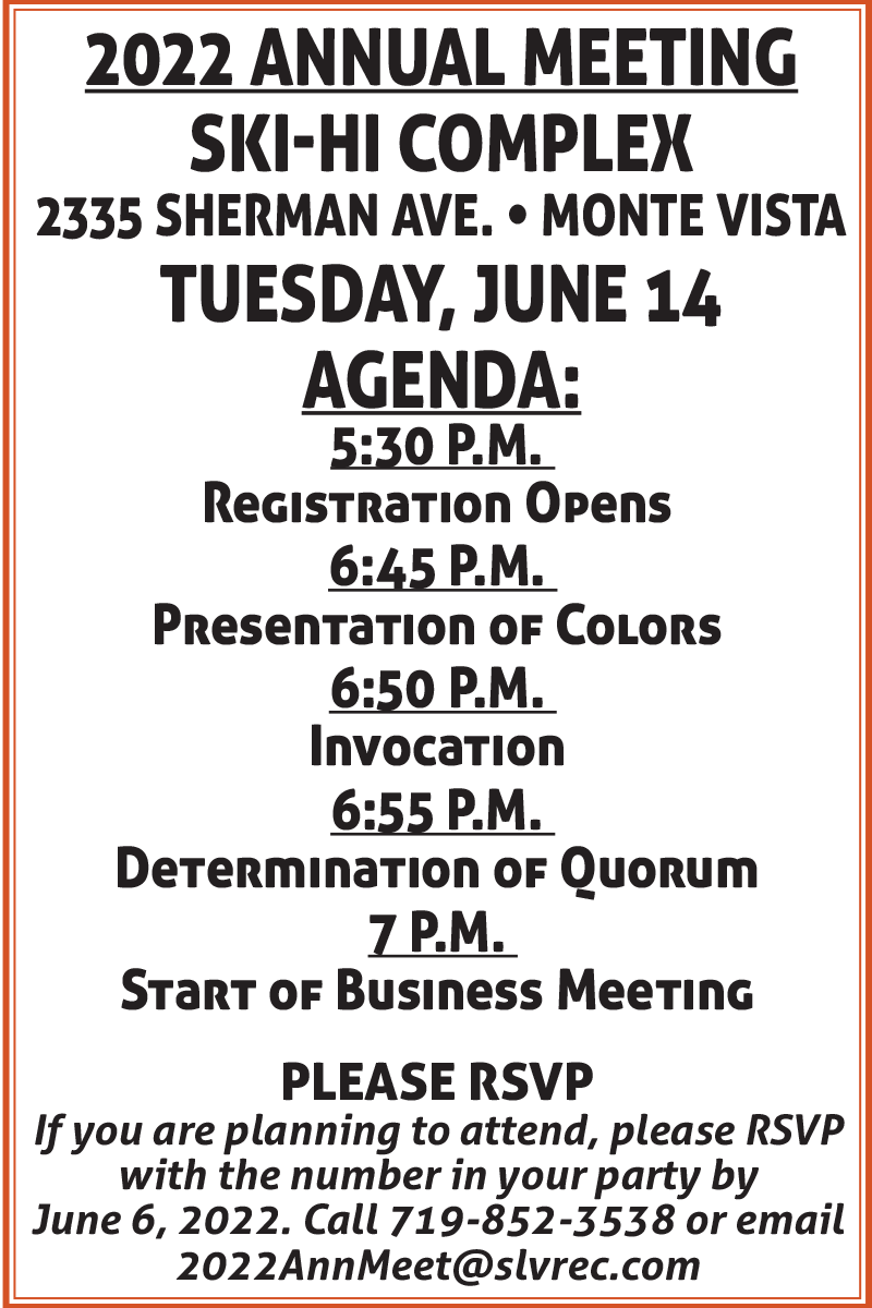 Annual meeting agenda