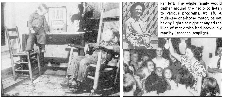 historical photos of when the lines were energized