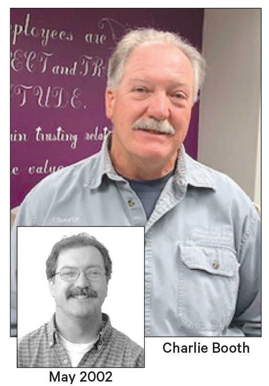 Charlie Booth, now & 2002