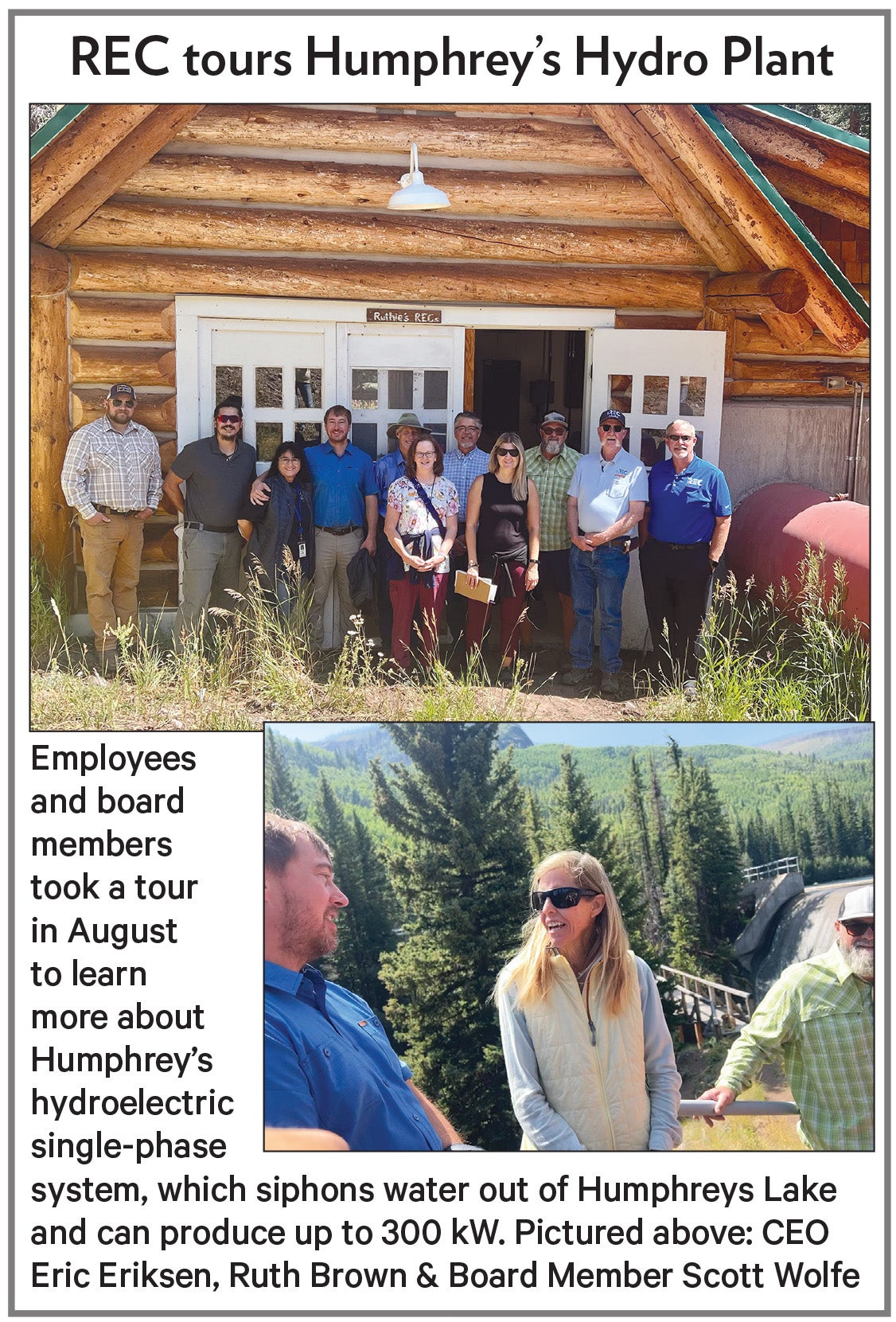REC tours Humphrey’s Hydro Plant