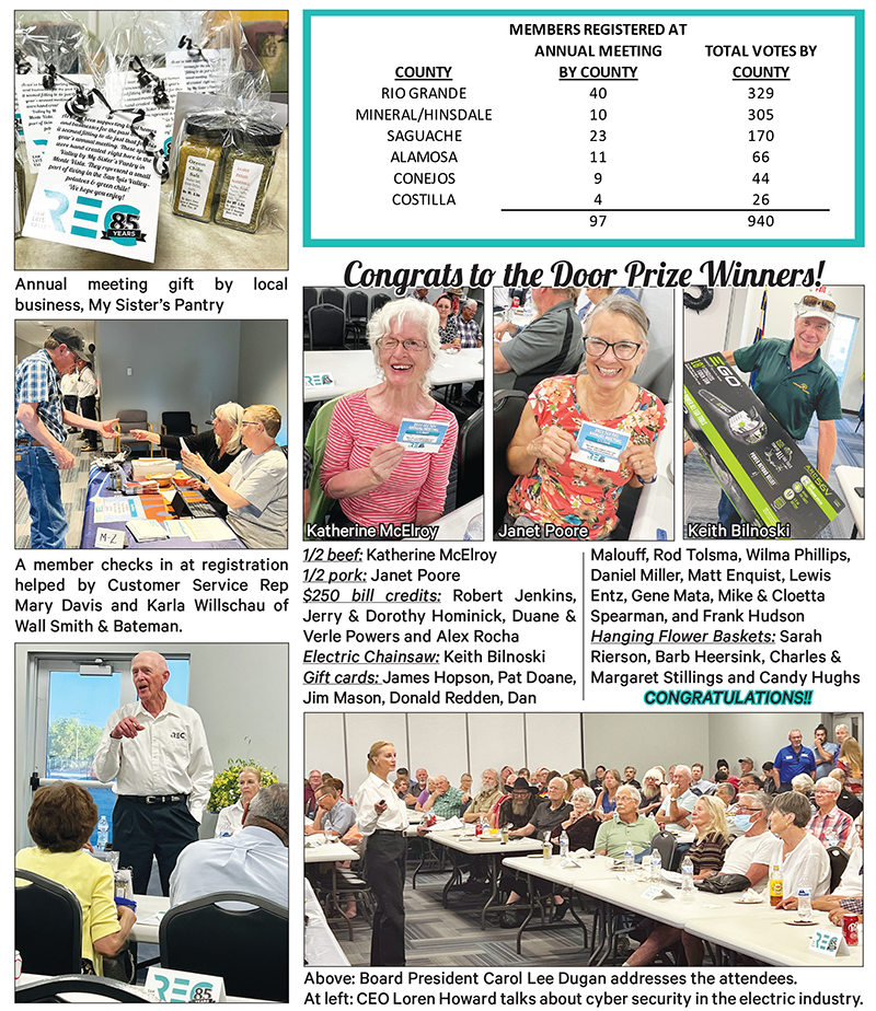Annual meeting photos