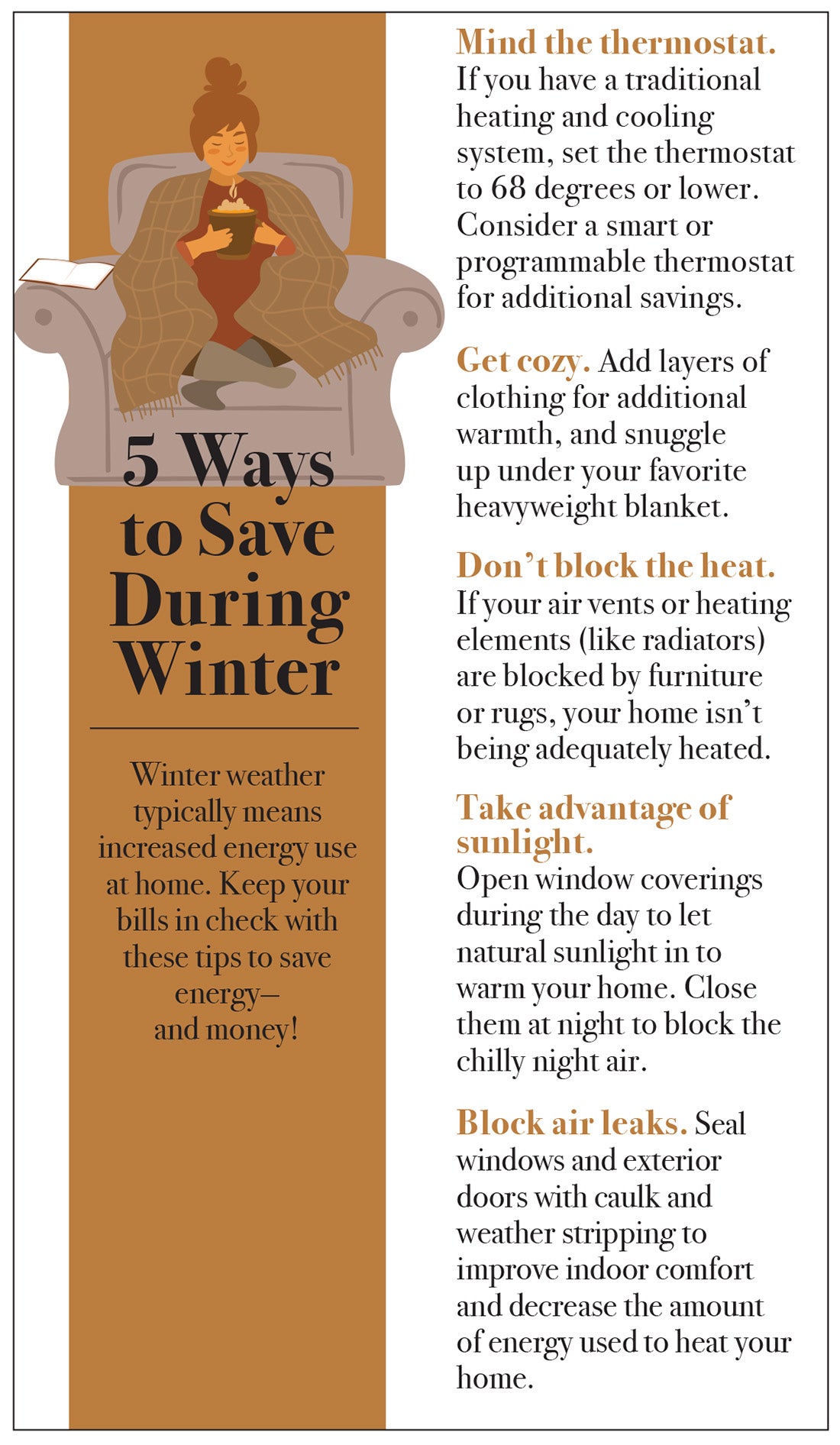 5 ways to save during winter