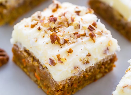 carrot cake blondie