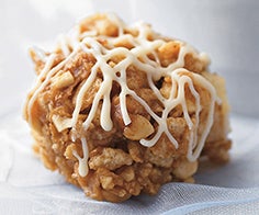 Peanut apple crunch ball