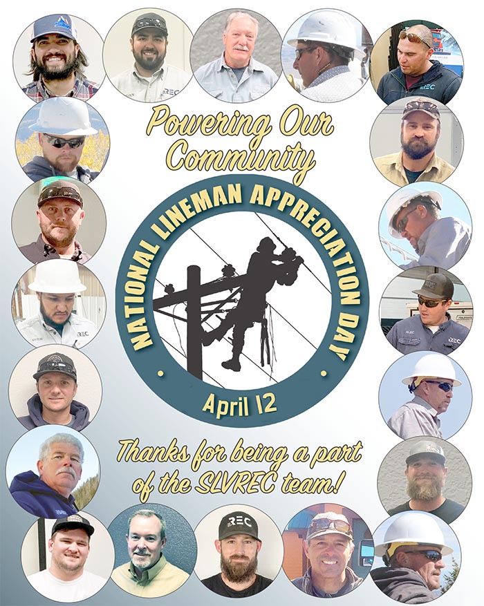 National Lineman Appreciation graphic and all linemen photos