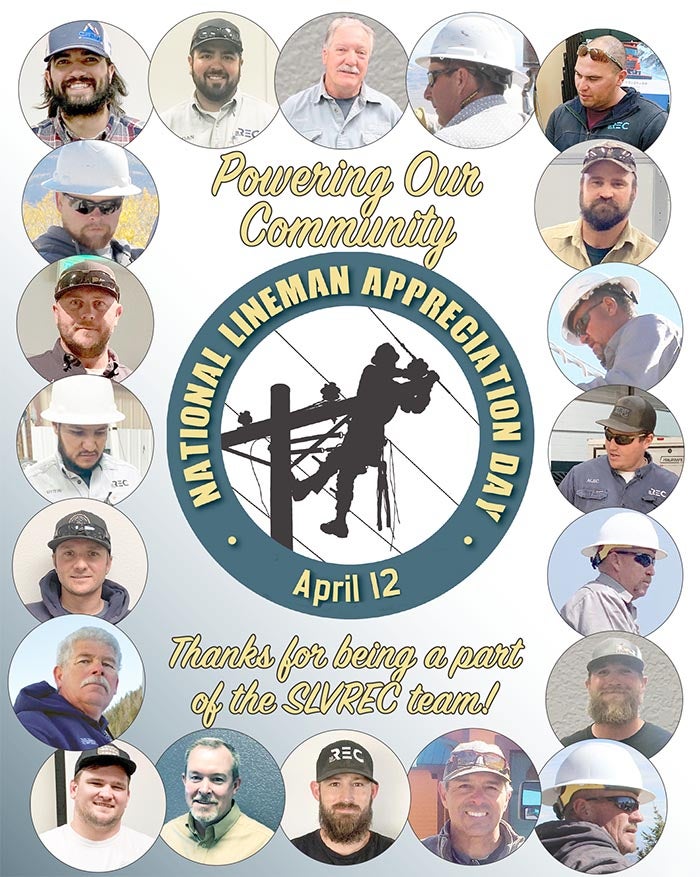 National Lineman Appreciation graphic and all linemen photos